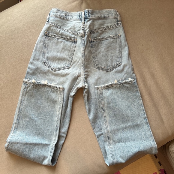 Agolde denim criss cross jeans size 24 but fits bigger. Only worn once - Picture 5 of 5